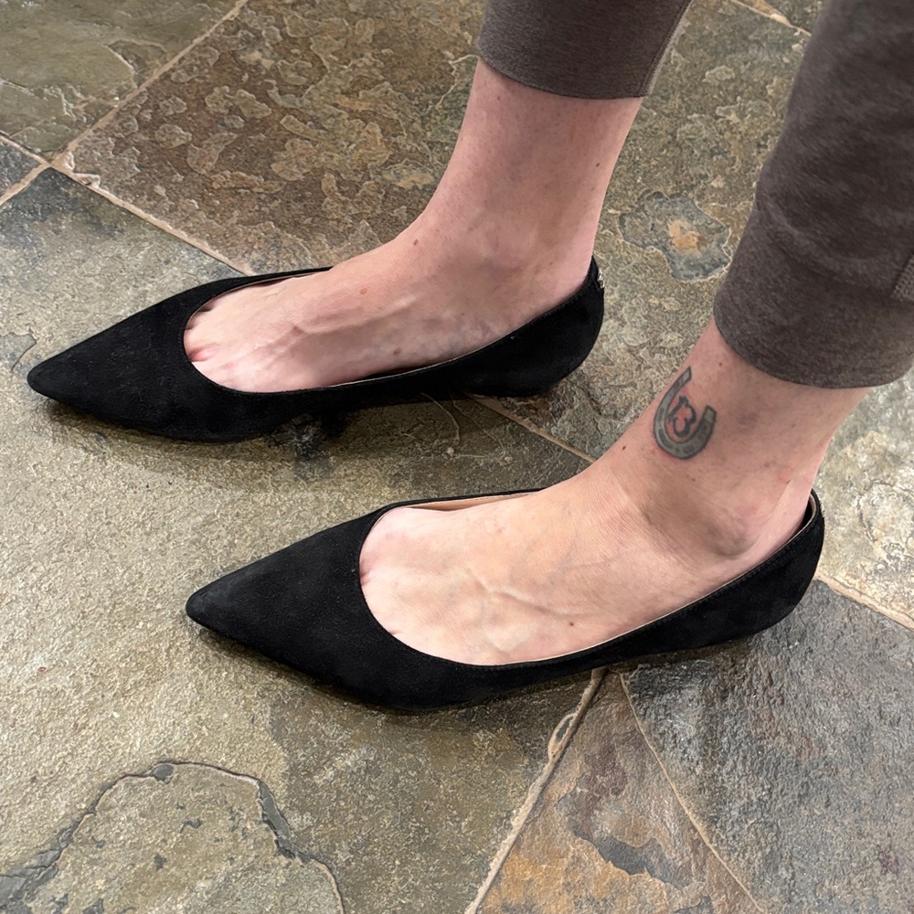 Sam Edelman Women's Black Suede Flats